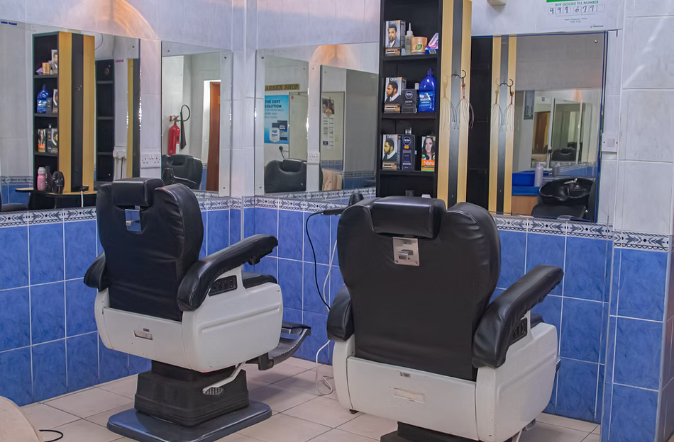 Beauty Parlour &
Barber Shop